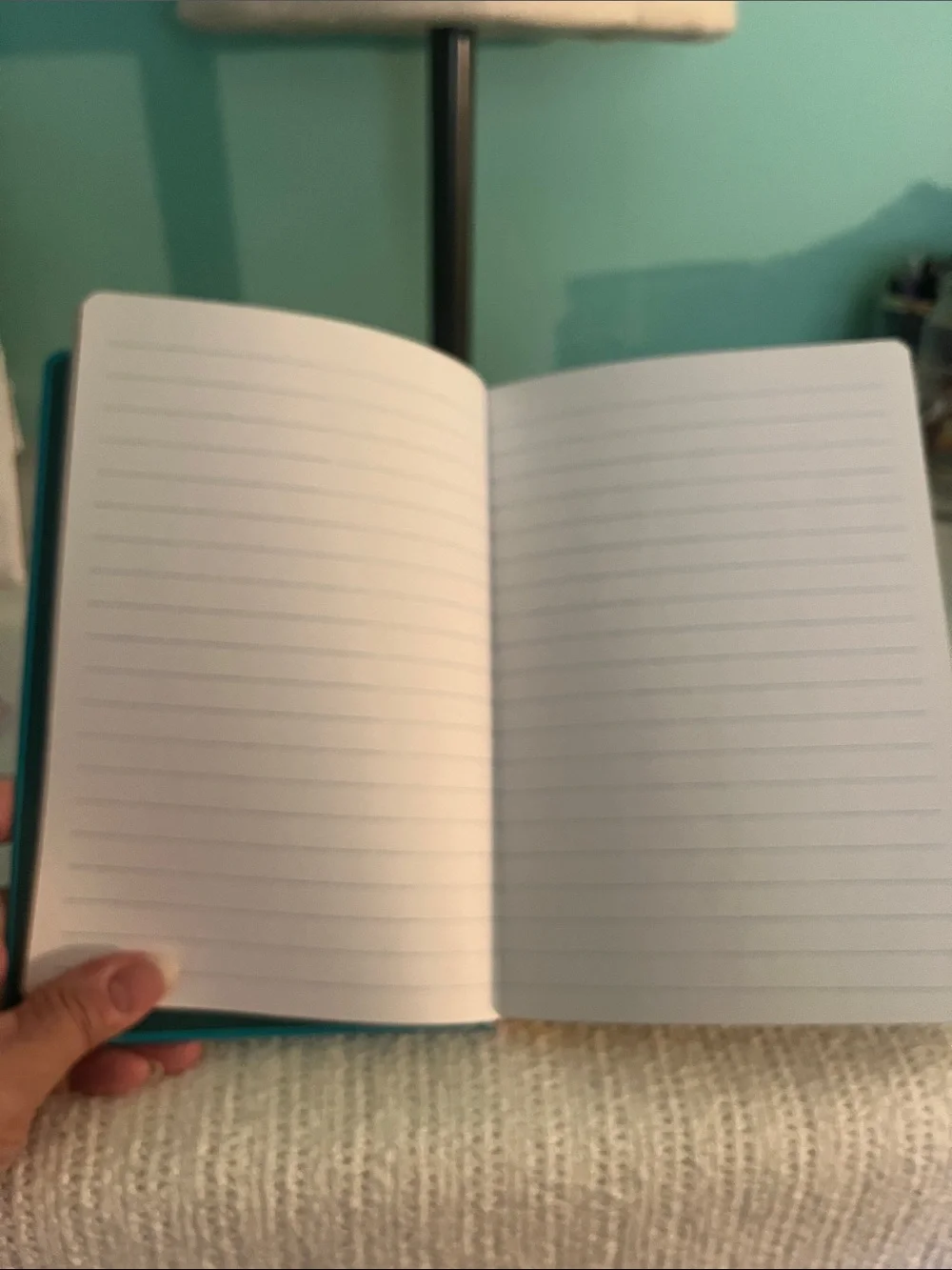 Teal 'Be Brilliant' Polka Dot Hardcover Journal